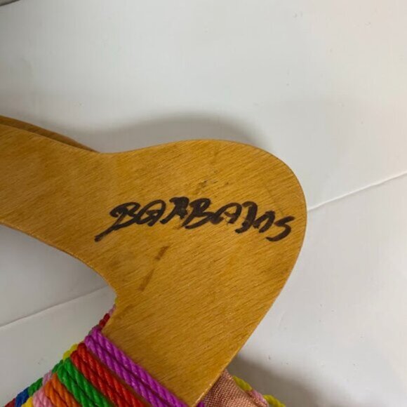 Boho Multicolor Handcrafted Women's Crochet Tote Bag Large - Picture 5 of 7